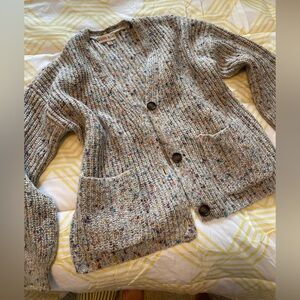 Rainbow Knit Cardigan (Size L)